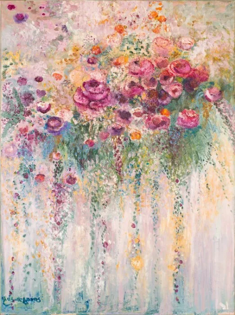 פרחים | שמן על בד 120/90
