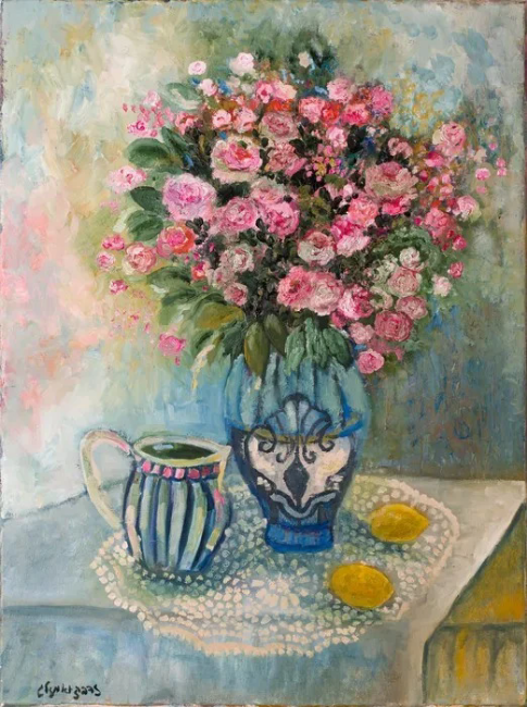 " טבע דומם עם לימונים " | שמן על בד 60/80