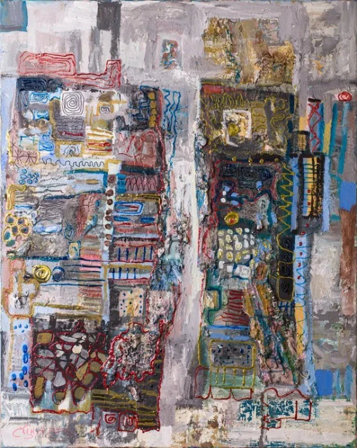 " רקמה " | טכניקה מעורבת 100/80