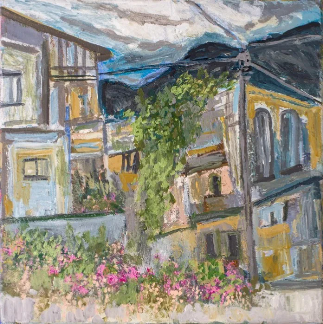 " בתים " | אקריליק 40/40