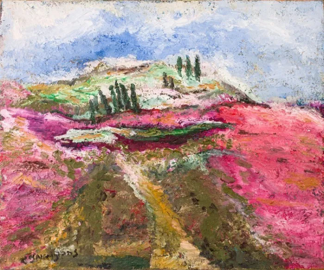 " נוף אדום " | שמן על בד 50/60