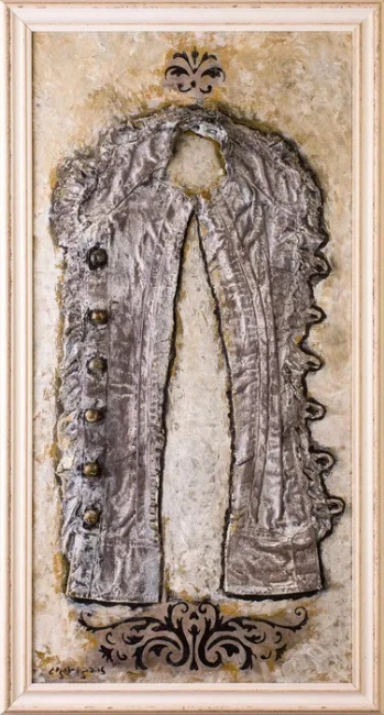 שריון אישה אקריליק 87/46 ממוסגר